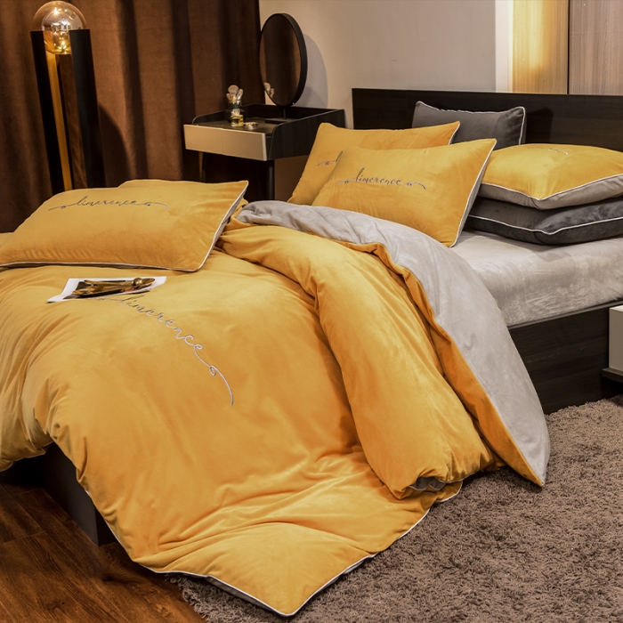 91家纺网 家纺一手货源 找家纺 （总）瑞驰 2022新款A类婴儿绒保暖四件套