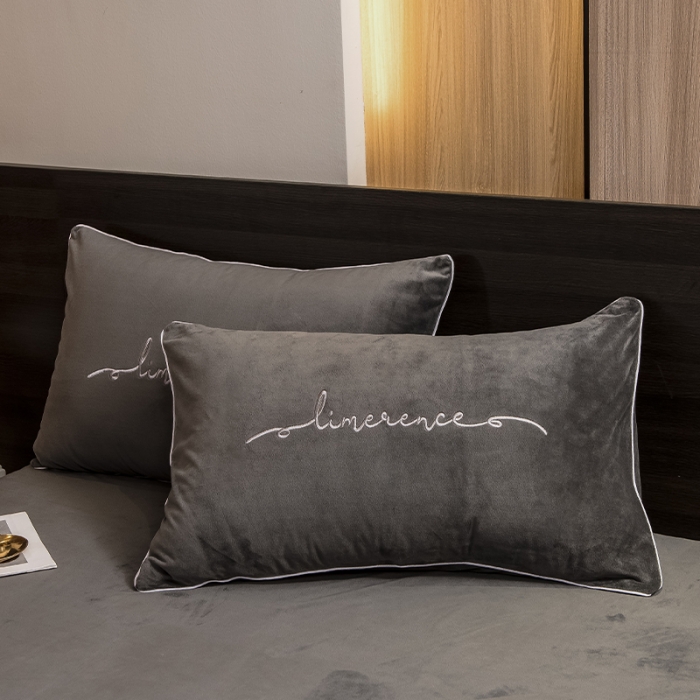 91家纺网 家纺一手货源 找家纺 瑞驰 2022新款A类婴儿绒保暖四件套 罗马灰