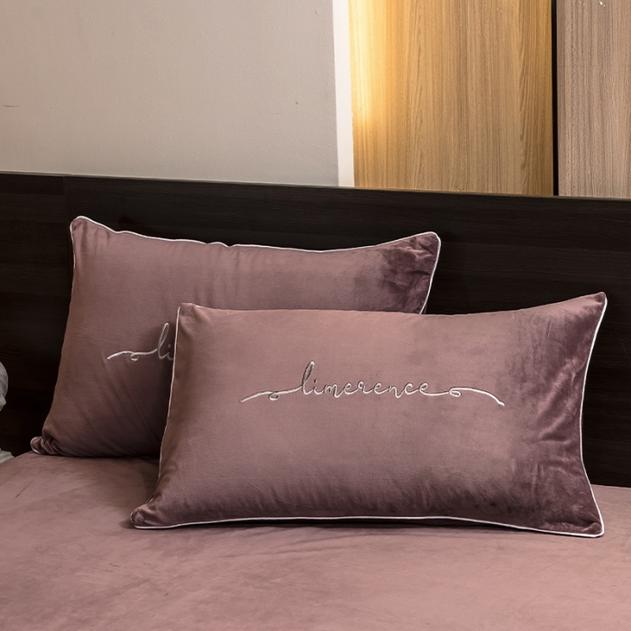 91家纺网 家纺一手货源 找家纺 瑞驰 2022新款A类婴儿绒保暖四件套 优雅紫