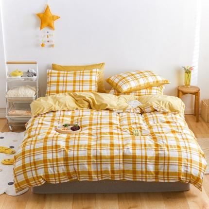 91家纺网 家纺一手货源 找家纺 （总）梦家居 2020新款秋冬A棉B绒四件套