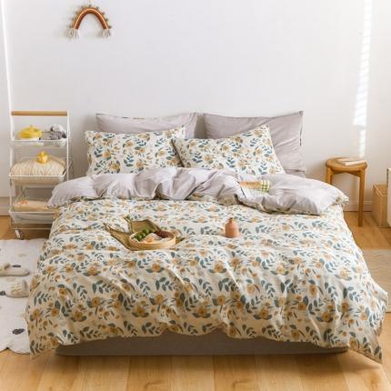 91家纺网 家纺一手货源 找家纺 （总）梦家居 2020新款秋冬A棉B绒四件套