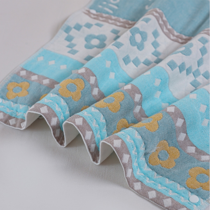 91家纺网 家纺一手货源 找家纺 朴尔纯棉纱布成人防滑半包按扣固定式盖枕头一对巾全棉 围脖萌鸡兰