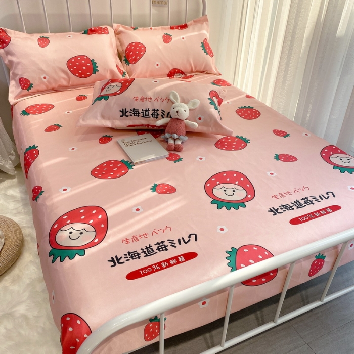 91家纺网 家纺一手货源 找家纺 （总）金奇达 2020新款印花冰丝席床单款