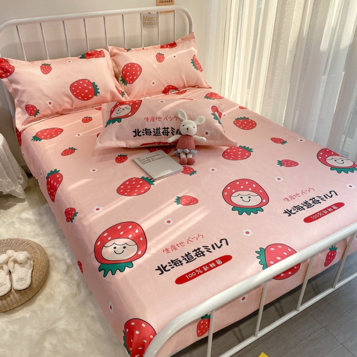 91家纺网 家纺一手货源 找家纺 （总）金奇达 2020新款印花冰丝席床单款