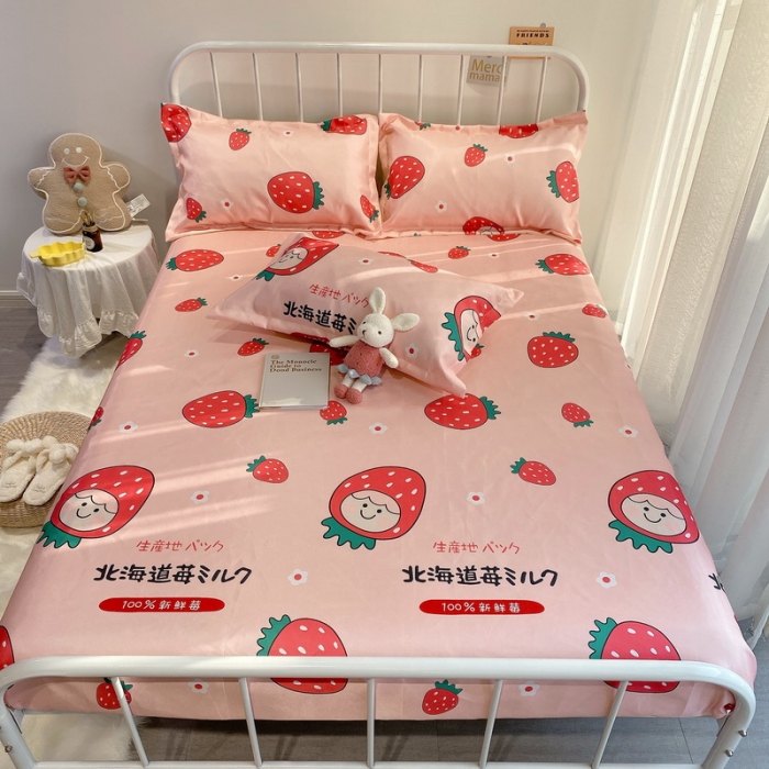 91家纺网 家纺一手货源 找家纺 （总）金奇达 2020新款印花冰丝席床单款