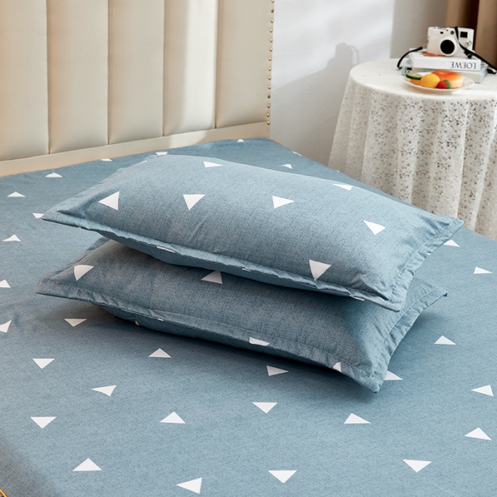 91家纺网 家纺一手货源 找家纺 简冠2022新款北欧亲肤植物羊绒磨毛床裙款四件套 爱巢