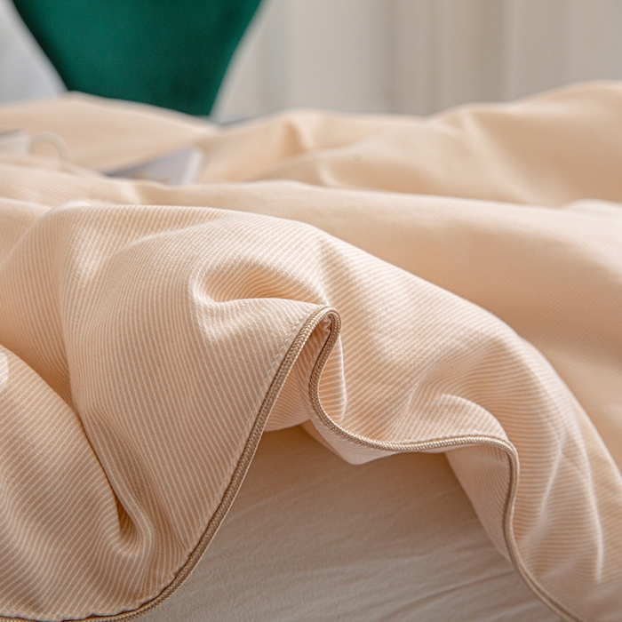 91家纺网 家纺一手货源 找家纺 久典 2020新款生态暖绒抗菌被 奥利—玉色