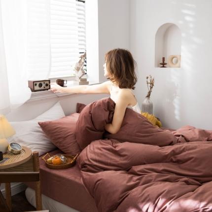 91家纺网 家纺一手货源 找家纺 （总）尚品本色 2022新款天鹅绒四件套