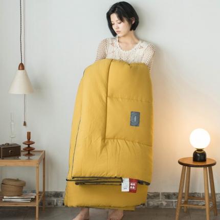 91家纺网 家纺一手货源 找家纺 尚品本色 2022新款纯色秋冬被被子被芯 梵高