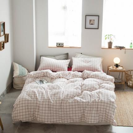 91家纺网 家纺一手货源 找家纺 （总）尚品本色 2022新款水洗棉套件系列-四件套