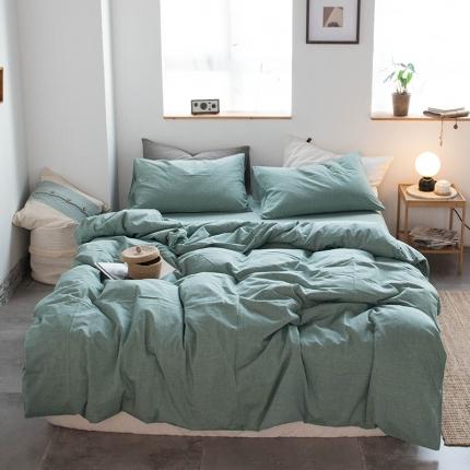 91家纺网 家纺一手货源 找家纺 （总）尚品本色 2022新款水洗棉套件系列-四件套