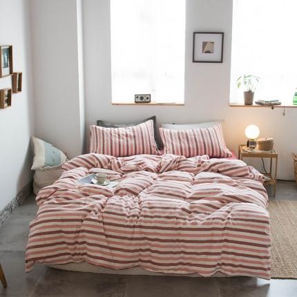 91家纺网 家纺一手货源 找家纺 （总）尚品本色 2022新款水洗棉套件系列-四件套