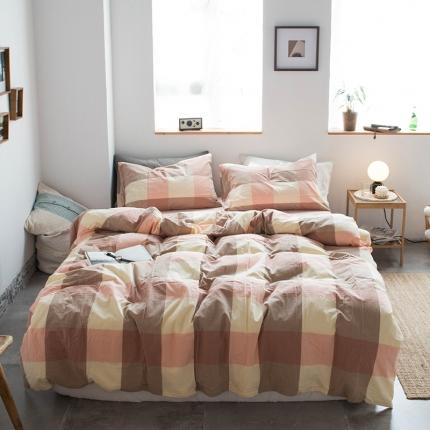 91家纺网 家纺一手货源 找家纺 （总）尚品本色 2022新款水洗棉套件系列-四件套