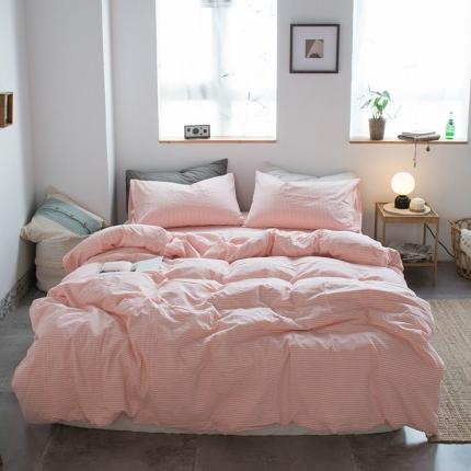 91家纺网 家纺一手货源 找家纺 （总）尚品本色 2022新款水洗棉套件系列-四件套