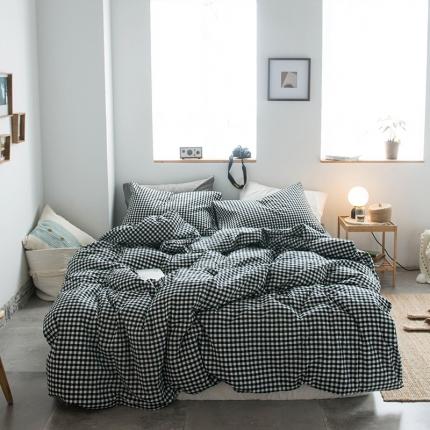 91家纺网 家纺一手货源 找家纺 （总）尚品本色 2022新款水洗棉套件系列-四件套
