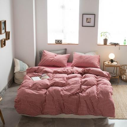 91家纺网 家纺一手货源 找家纺 （总）尚品本色 2022新款水洗棉套件系列-四件套