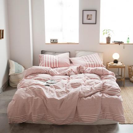 91家纺网 家纺一手货源 找家纺 （总）尚品本色 2022新款水洗棉套件系列-四件套