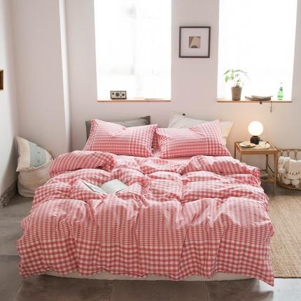 91家纺网 家纺一手货源 找家纺 （总）尚品本色 2022新款水洗棉套件系列-四件套