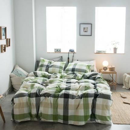 91家纺网 家纺一手货源 找家纺 （总）尚品本色 2022新款水洗棉套件系列-四件套