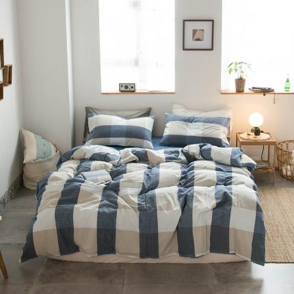 91家纺网 家纺一手货源 找家纺 （总）尚品本色 2022新款水洗棉套件系列-四件套