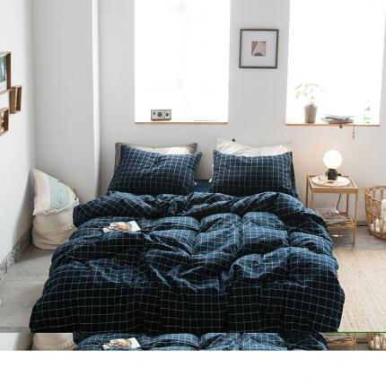 91家纺网 家纺一手货源 找家纺 （总）尚品本色 2022新款水洗棉套件系列-四件套