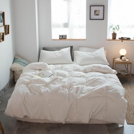 91家纺网 家纺一手货源 找家纺 （总）尚品本色 2022新款水洗棉套件系列-四件套