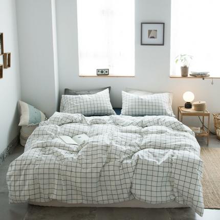 91家纺网 家纺一手货源 找家纺 （总）尚品本色 2022新款水洗棉套件系列-四件套