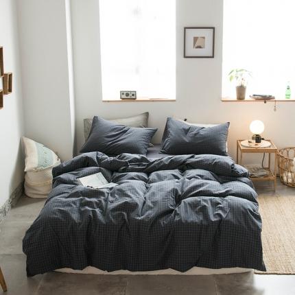 91家纺网 家纺一手货源 找家纺 （总）尚品本色 2022新款水洗棉套件系列-四件套