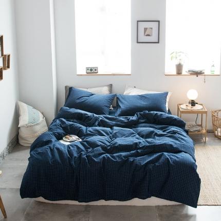 91家纺网 家纺一手货源 找家纺 （总）尚品本色 2022新款水洗棉套件系列-四件套