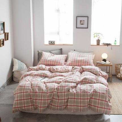 91家纺网 家纺一手货源 找家纺 （总）尚品本色 2022新款水洗棉套件系列-四件套