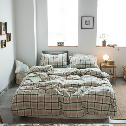 91家纺网 家纺一手货源 找家纺 （总）尚品本色 2022新款水洗棉套件系列-四件套