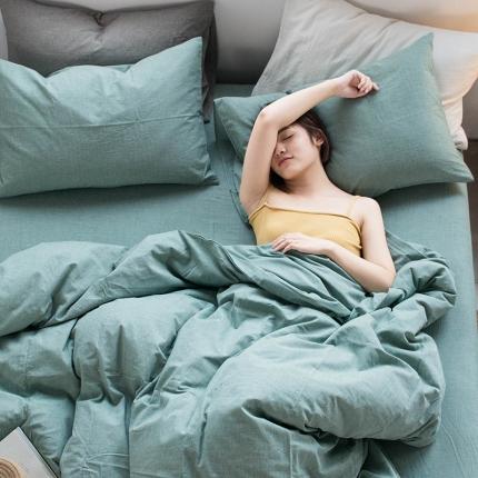 91家纺网 家纺一手货源 找家纺 （总）尚品本色 2022新款水洗棉套件系列-单被套