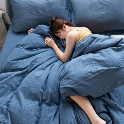 91家纺网 家纺一手货源 找家纺 （总）尚品本色 2022新款水洗棉套件系列-单被套