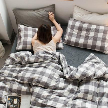 91家纺网 家纺一手货源 找家纺 （总）尚品本色 2022新款水洗棉套件系列-单被套