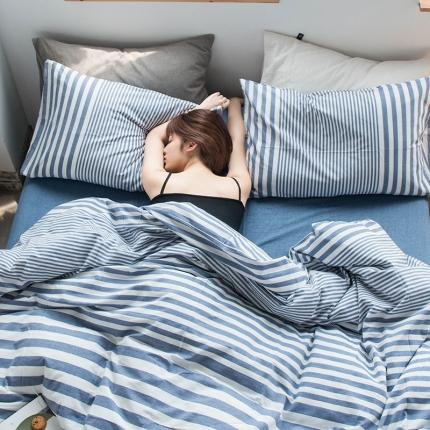 91家纺网 家纺一手货源 找家纺 （总）尚品本色 2022新款水洗棉套件系列-单被套