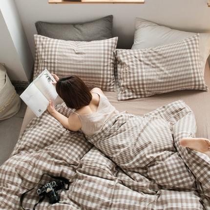 91家纺网 家纺一手货源 找家纺 （总）尚品本色 2022新款水洗棉套件系列-单被套