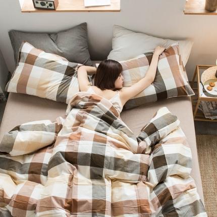 91家纺网 家纺一手货源 找家纺 （总）尚品本色 2022新款水洗棉套件系列-单被套