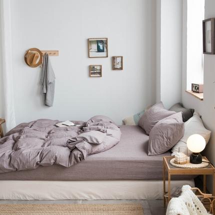 91家纺网 家纺一手货源 找家纺 （总）尚品本色 2022新款水洗棉套件系列-单床笠