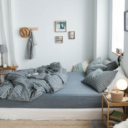 91家纺网 家纺一手货源 找家纺 （总）尚品本色 2022新款水洗棉套件系列-单床笠