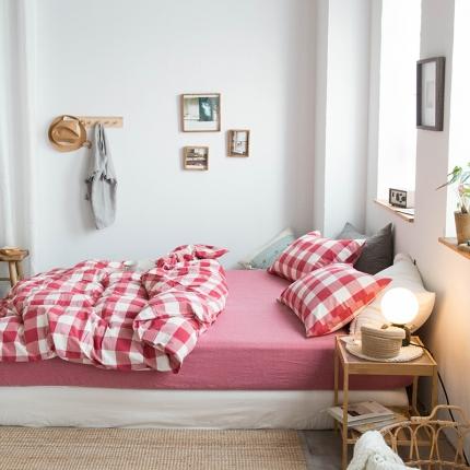 91家纺网 家纺一手货源 找家纺 （总）尚品本色 2022新款水洗棉套件系列-单床笠