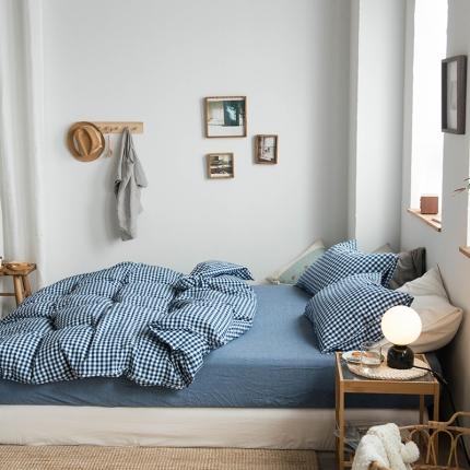 91家纺网 家纺一手货源 找家纺 （总）尚品本色 2022新款水洗棉套件系列-单床笠