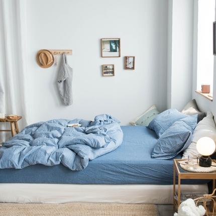 91家纺网 家纺一手货源 找家纺 （总）尚品本色 2022新款水洗棉套件系列-单床笠