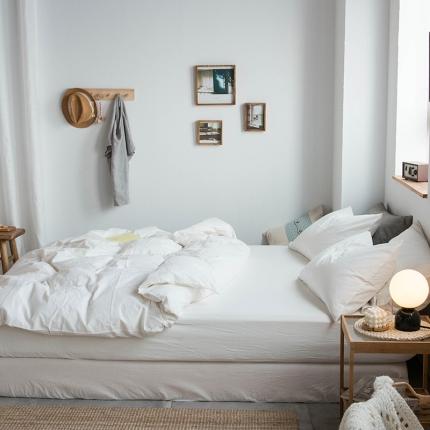 91家纺网 家纺一手货源 找家纺 （总）尚品本色 2022新款水洗棉套件系列-单床笠