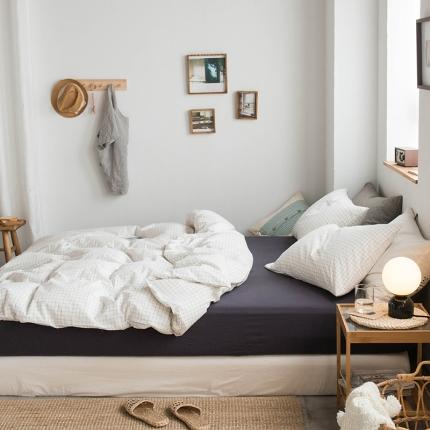 91家纺网 家纺一手货源 找家纺 （总）尚品本色 2022新款水洗棉套件系列-单床笠