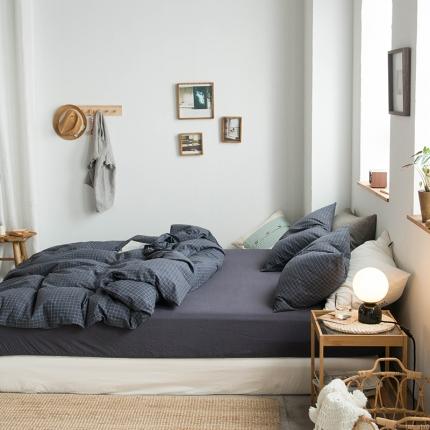 91家纺网 家纺一手货源 找家纺 （总）尚品本色 2022新款水洗棉套件系列-单床笠