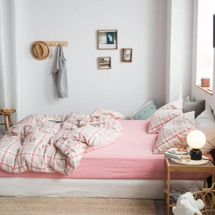 91家纺网 家纺一手货源 找家纺 （总）尚品本色 2022新款水洗棉套件系列-单床笠