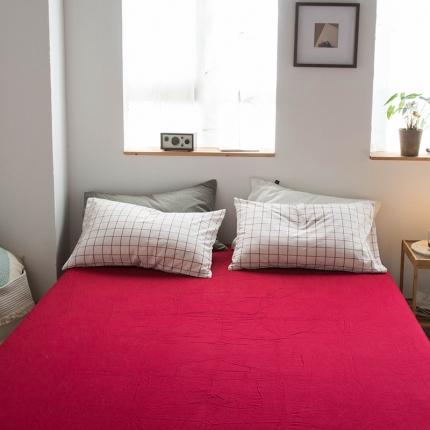 91家纺网 家纺一手货源 找家纺 （总）尚品本色 2022新款水洗棉套件系列-单床单