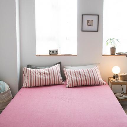 91家纺网 家纺一手货源 找家纺 （总）尚品本色 2022新款水洗棉套件系列-单床单