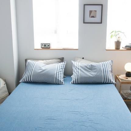 91家纺网 家纺一手货源 找家纺 （总）尚品本色 2022新款水洗棉套件系列-单床单