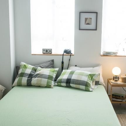 91家纺网 家纺一手货源 找家纺 （总）尚品本色 2022新款水洗棉套件系列-单床单